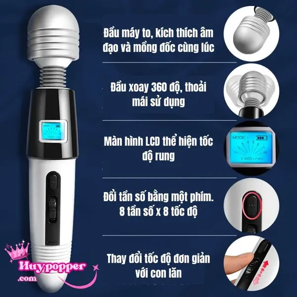 Gậy Massage Galaku Cao Cấp - Rung Chấn Động (Siêu Khỏe)