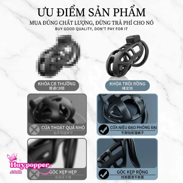 Khóa Dương Vật Big Size Junai Cho Nam Cương Trên 16cm