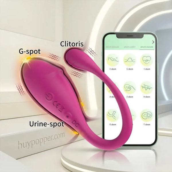 Trứng rung Mini love hình nòng nọc silicon cao cấp mềm mịn
