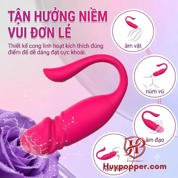 Trứng Rung Thụt Vibe Connect Điều Khiển App Thông Minh