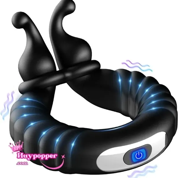 Vòng đeo dương vật 3 cục rung cực mạnh