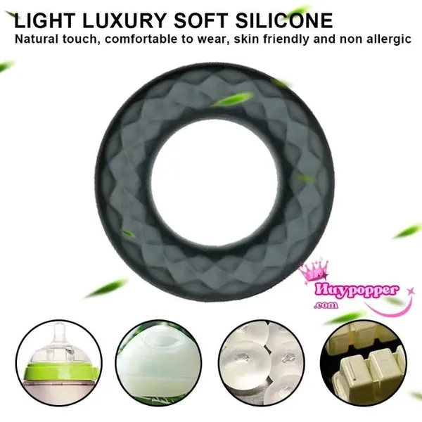 Vòng đeo dương vật bánh xe có rung