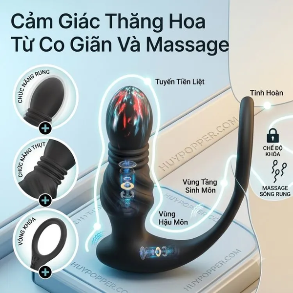 Máy rung thụt tuyến tiền liệt Numa – Kích thước nhỏ gọn bằng ngón tay không đau