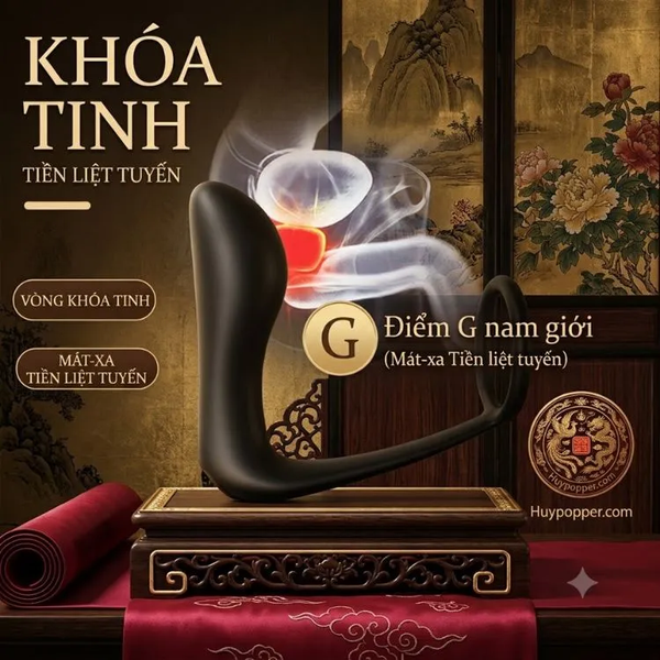 Vòng Khóa Tinh Mát Xa Tuyến Tiền Liệt Pius Yunman | Kích Thích Điểm G Nam Giới