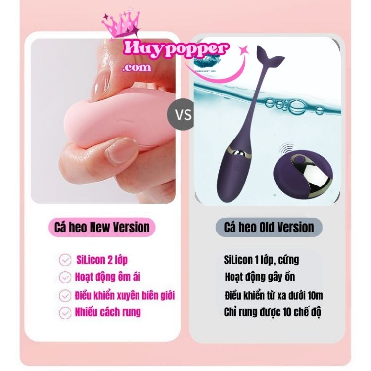 Trứng rung cá heo phiên bản sau cải tiến hơn phiên bản đầu Trứng rung cá heo phiên bản sau cải tiến hơn phiên bản đầu