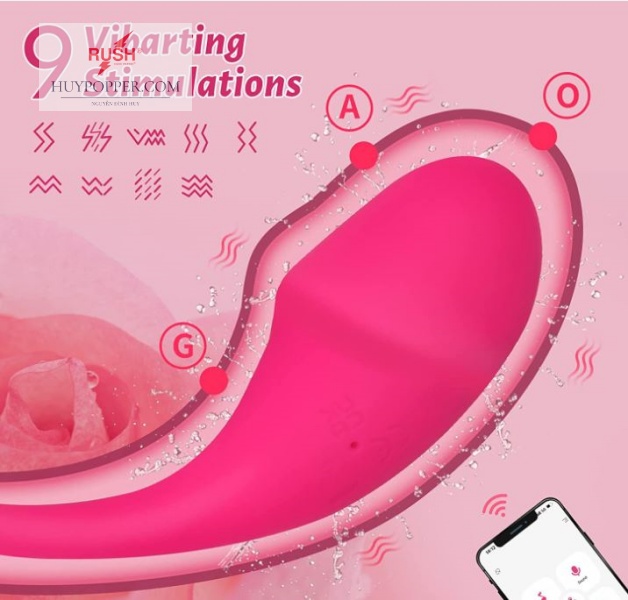 Trứng Love Spouse Có 9 Kiểu Rung, có thể rung theo giọng nói, âm nhạc Trứng Love Spouse Có 9 Kiểu Rung, có thể rung theo giọng nói, âm nhạc