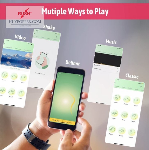 Trứng rung Love Spouse có khả năng kết nối bluetooth và điều khiển từ xa bằng điện thoại Trứng rung Love Spouse có khả năng kết nối bluetooth và điều khiển từ xa bằng điện thoại