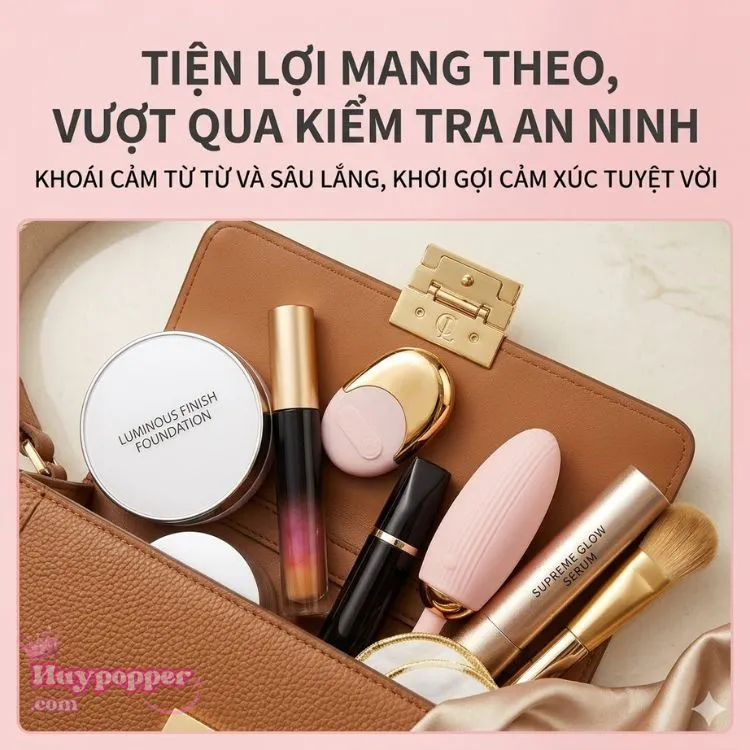 Thiết kế nhỏ gọn giúp ngụy trang hoàn hảo chung với đồ mỹ phẩm Thiết kế nhỏ gọn giúp ngụy trang hoàn hảo chung với đồ mỹ phẩm
