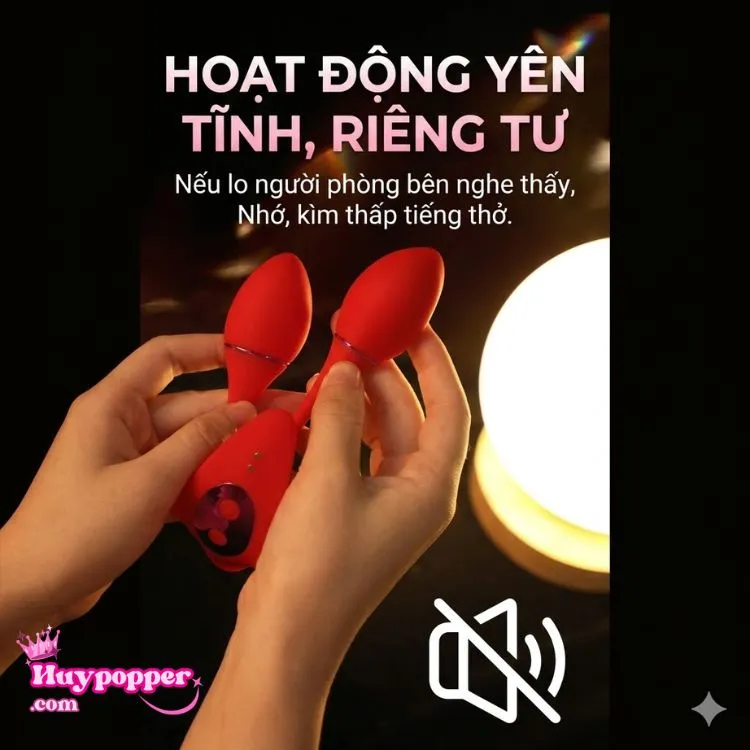 Động cơ tĩnh âm dưới 50dB của trứng rung tình yêu Phoenix Fire giúp máy hoạt động êm ái, đảm bảo sự riêng tư tuyệt đối dù sử dụng ở nơi đông người. Động cơ tĩnh âm dưới 50dB của trứng rung tình yêu Phoenix Fire giúp máy hoạt động êm ái, đảm bảo sự riêng tư tuyệt đối dù sử dụng ở nơi đông người.