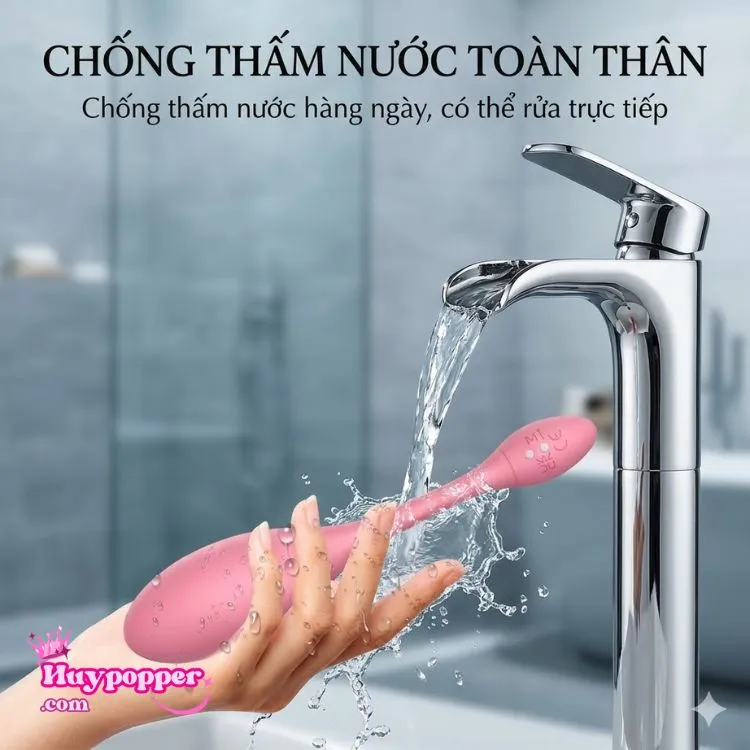 Chống nước tiêu chuẩn giúp dễ dàng vệ sinh trực tiếp dưới vòi nước sinh hoạt Chống nước tiêu chuẩn giúp dễ dàng vệ sinh trực tiếp dưới vòi nước sinh hoạt