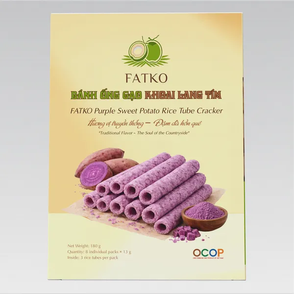 Bánh Ống Gạo Khoai Lang FATKO