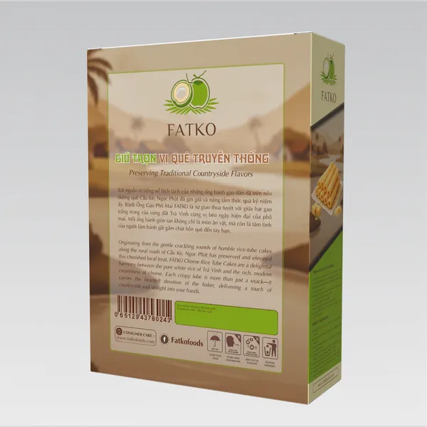 Bánh ống gạo Phomai FATKO