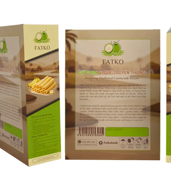 Bánh Ống Gạo Chuối FATKO