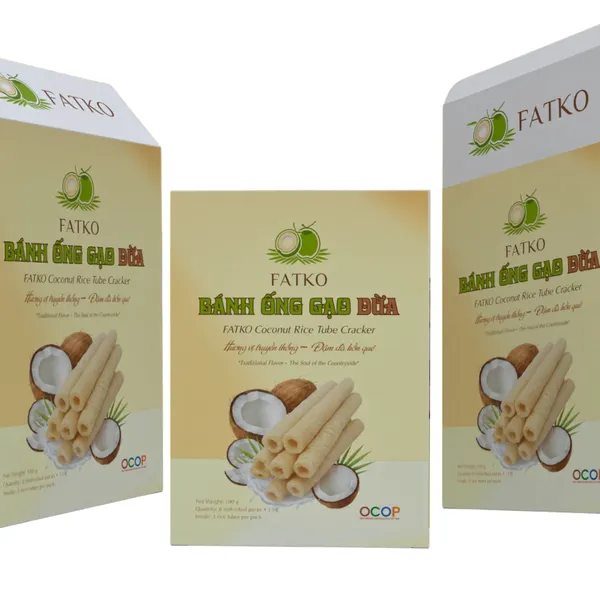 Bánh ống Gạo Dừa FATKO