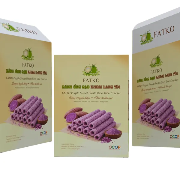 Bánh Ống Gạo Khoai Lang FATKO