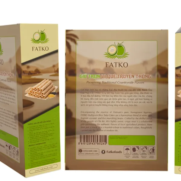 Bánh Ống Gạo Ngũ Cốc FATKO