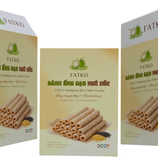 Bánh Ống Gạo Ngũ Cốc FATKO