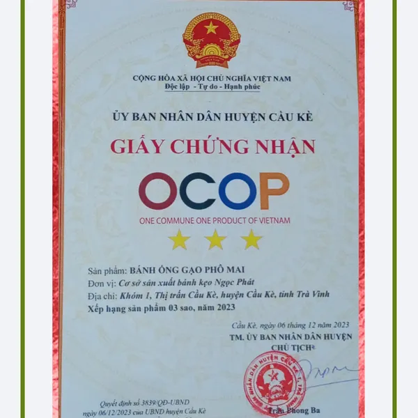 Bánh ống gạo Phomai FATKO