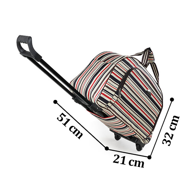 Túi xách du lịch cần kéo Melody cỡ trung size 20 inch thời trang Shalla (Túi xách du lịch cần kéo 20 inch giá si)