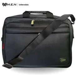 Cặp đa năng Dù Xốp Thái viền ngang kéo đen thời trang Shalla (Cặp đa năng thời trang cao cấp chuyên sỉ)