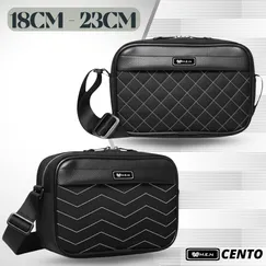 Túi đeo chéo thiếu niên size trung đại CENTO MEN chính hãng [Có Bảo Hành]