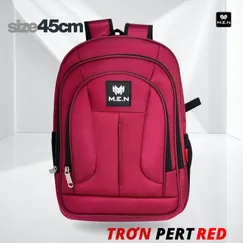 Balo đường phố unisex trơn nhỏ 45cm PERT M.E.N chịu nhiệt tốt