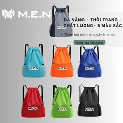 Balo dây rút vải sợi tổng hợp Men thể thao unisex có 7 màu sắc siêu đẹp