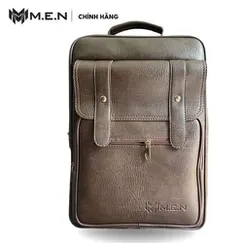 Balo da PU cao cấp M.E.N Dafical 2 pát dọc kháng nước