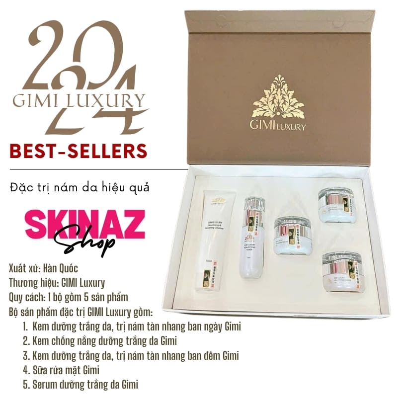 Bộ Gimi Luxury mẫu mới 2024 Bộ Gimi Luxury mẫu mới 2024