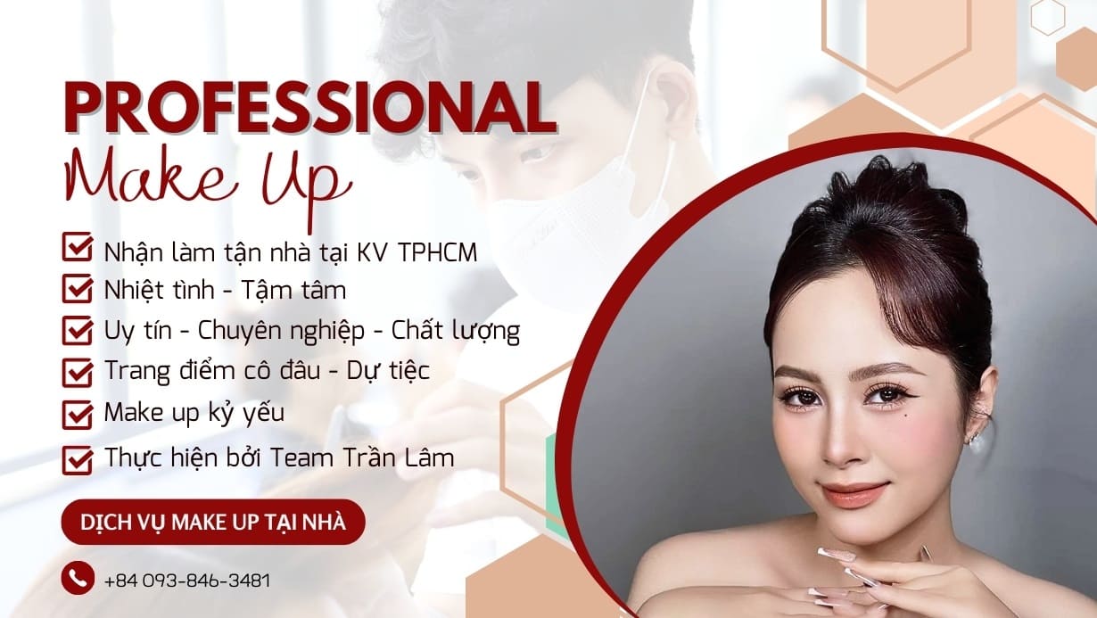Xem ngay chi tiết dịch vụ và Đặt chỗ Dịch vụ trang điểm tại nhà - Giá make up tại nhà chỉ từ 300k - khu vực Quận Tân Bình, Tân Phú, Bình Tân TP Hồ Chí Minh