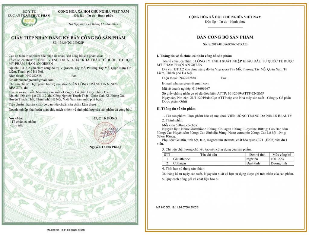 giay-chung-nhan-nine's-beauty