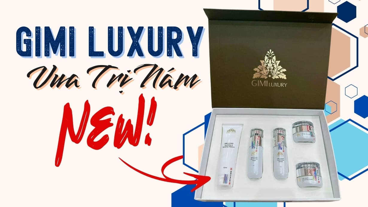 Gimi luxury kem trị nám hàn quốc mẫu bao bì mới ( Chai sữa rửa mặt )