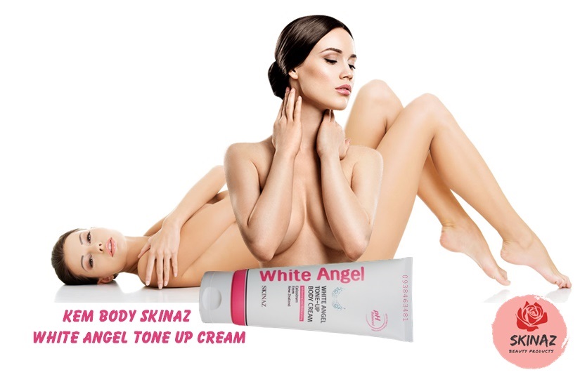 kem body skinaz white angel tone up cream 2
