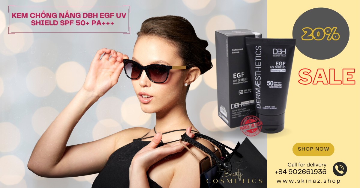 Kem Chống Nắng DBH EGF UV Shield SPF50 PA
