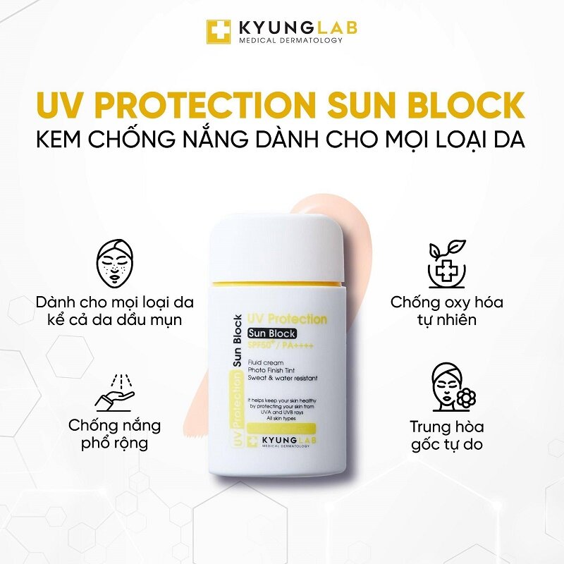Kem chống nắng Kyung Lab UV Protection Sun Block Review