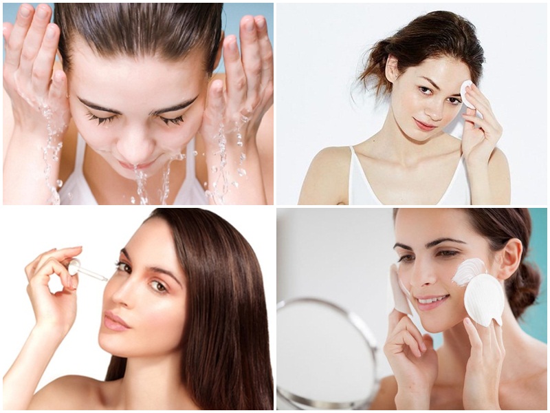 page combo cham soc da mat ban ngay skinaz