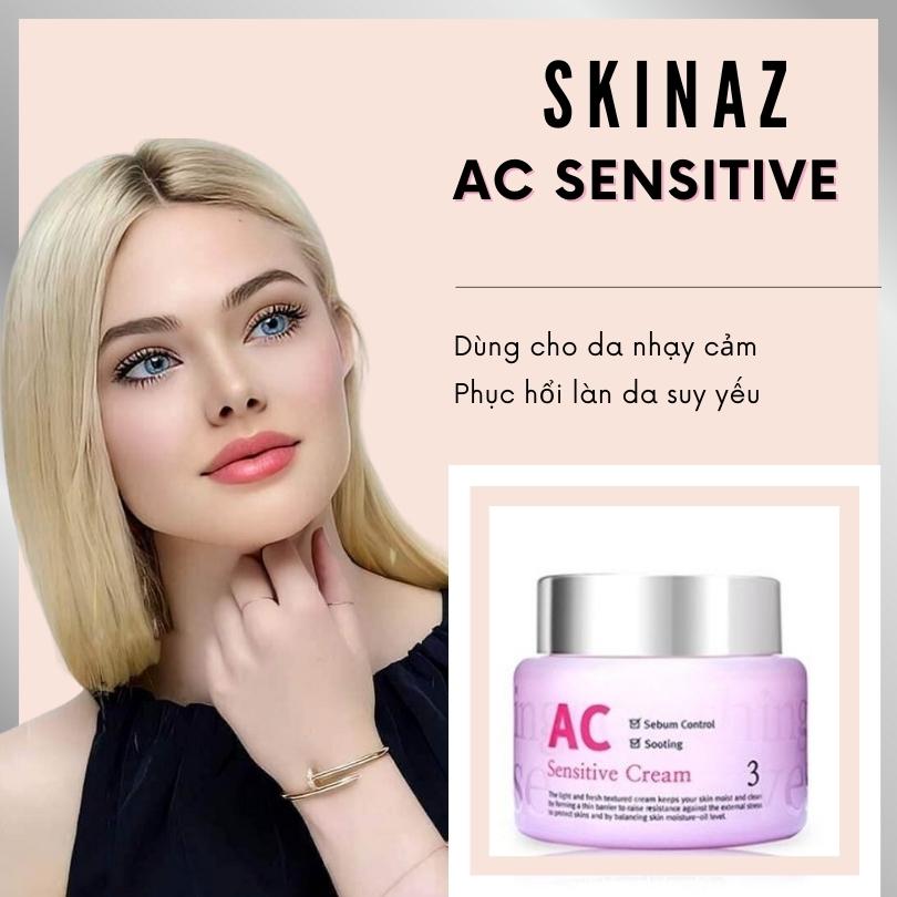 Giá kem dưỡng da cao cấp AC Skinaz Sensitive Cream được công bố trên toàn hệ thống phân phối tại Việt nam là : 1,250,000 ₫