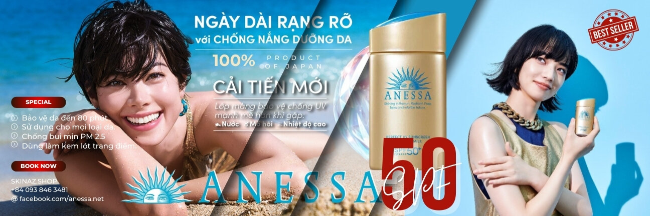 Sữa Chống Nắng Anessa Perfect UV Sunscreen Skincare Milk với cải tiến mới bảo vệ da hiệu quả vượt trội đến 80 phút ngay cả khi hoạt động dưới nước và ở môi trường nhiệt độ cao