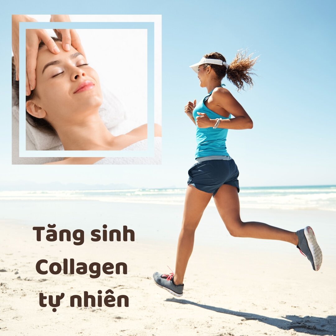 Mát-xa mặt và tập thể dục thường xuyên có thể giúp cải thiện lưu thông máu và kích thích tổng hợp collagen trong da.