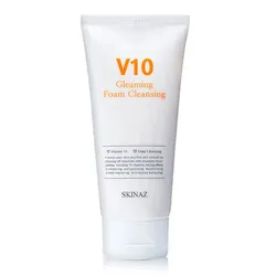 Skinaz V10 Gleaming Foam Cleansing - Sữa rửa mặt dạng bọt kem 