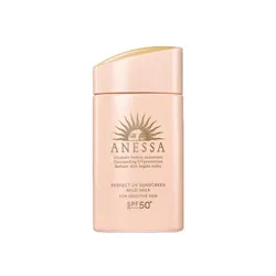 Sữa chống nắng Anessa cho da nhạy cảm và trẻ em Perfect UV Sunscreen Mild Milk SPF50+ PA++++