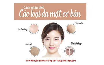 4 lời khuyên Skincare ứng với từng tình trạng da 