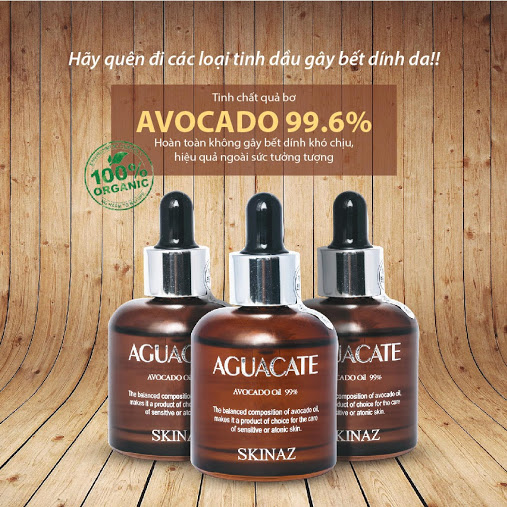Tinh chất bơ Aguacate Avocado Oil 99,6% - Skinaz Tinh chất bơ Aguacate Avocado Oil 99,6% - Skinaz