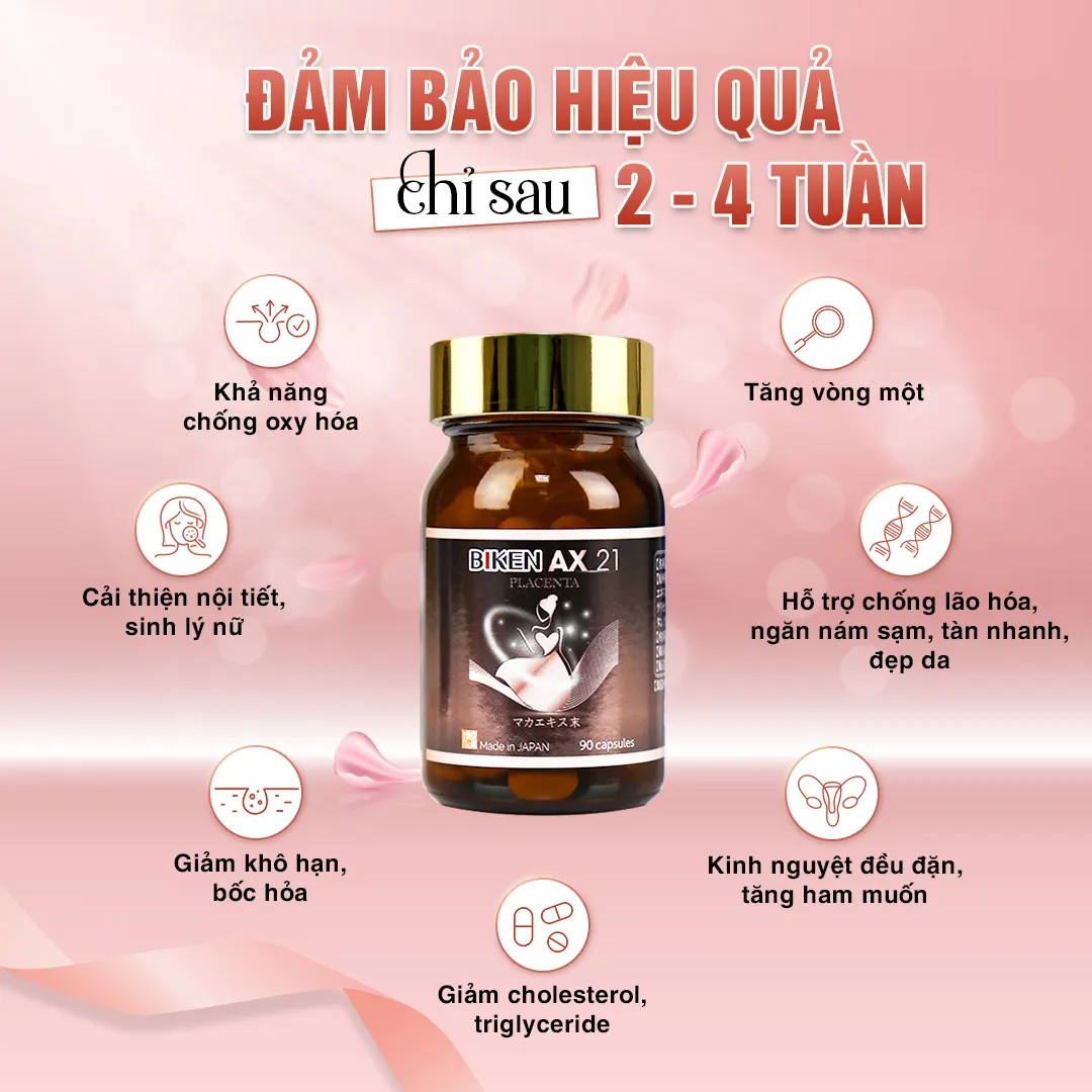 viên uống nội tiết tố nữ biken nhật bản