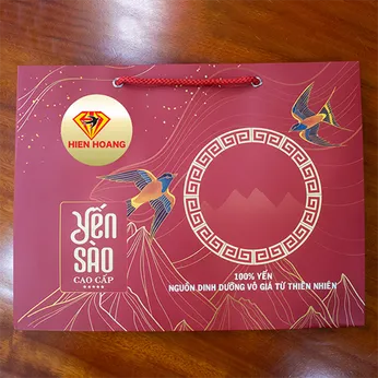 Hộp  quà tổ yến sào cao cấp Hiền Hoàng 100 gram