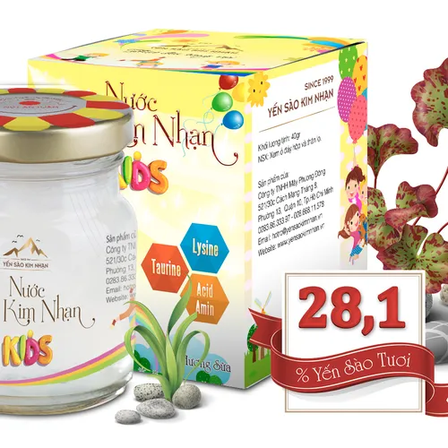 Yến sào Kim Nhạn Vị Sữa Cho Trẻ - Hũ 40g