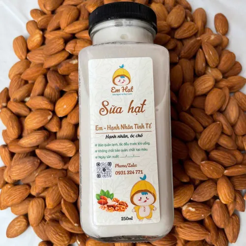 Sữa hạt hạnh nhân óc chó – Em Hạnh Nhân Tinh Tế