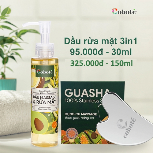 Dầu Rửa Mặt 3 Trong 1 – Coboté – 30ml