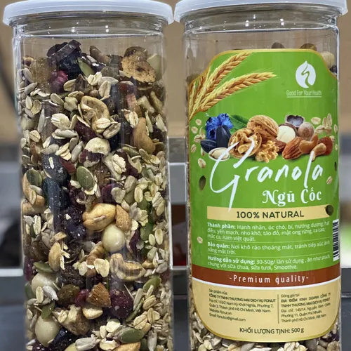 GRANOLA SIÊU HẠT - VỊ TRUYỀN THỐNG (500G)