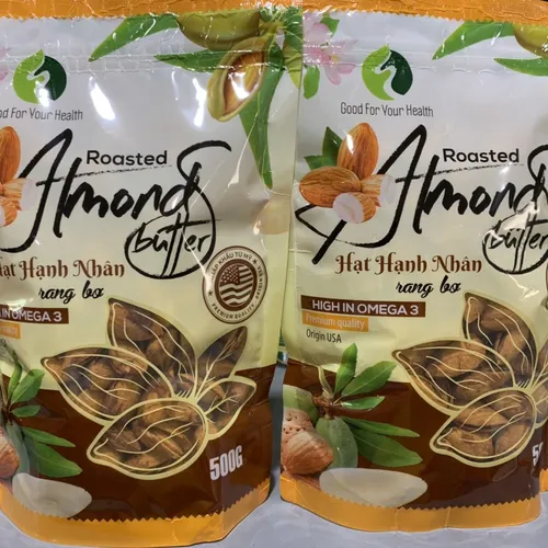 HẠT HẠNH NHÂN RANG BƠ 500G